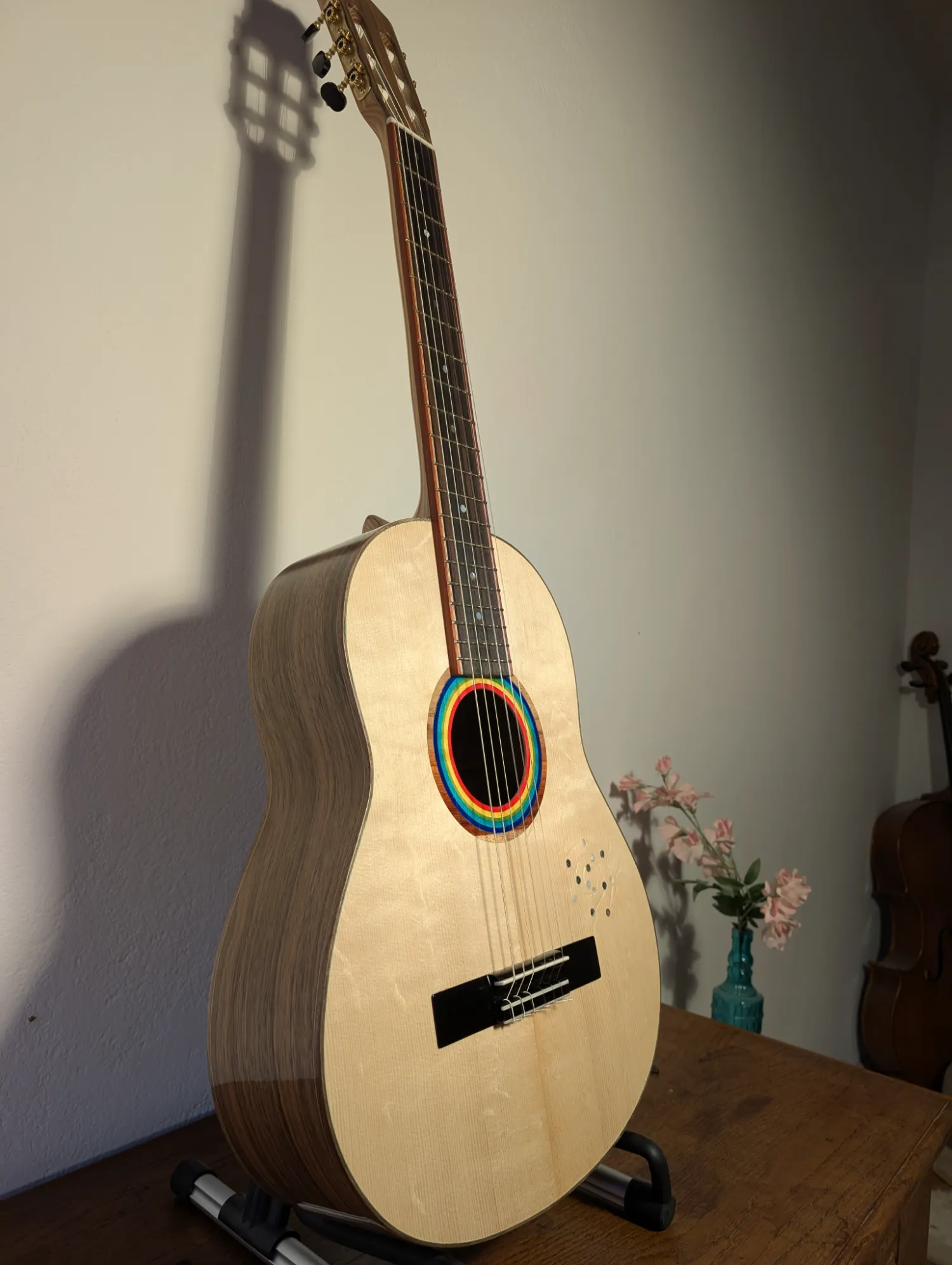 Pandora concert guitar side profile