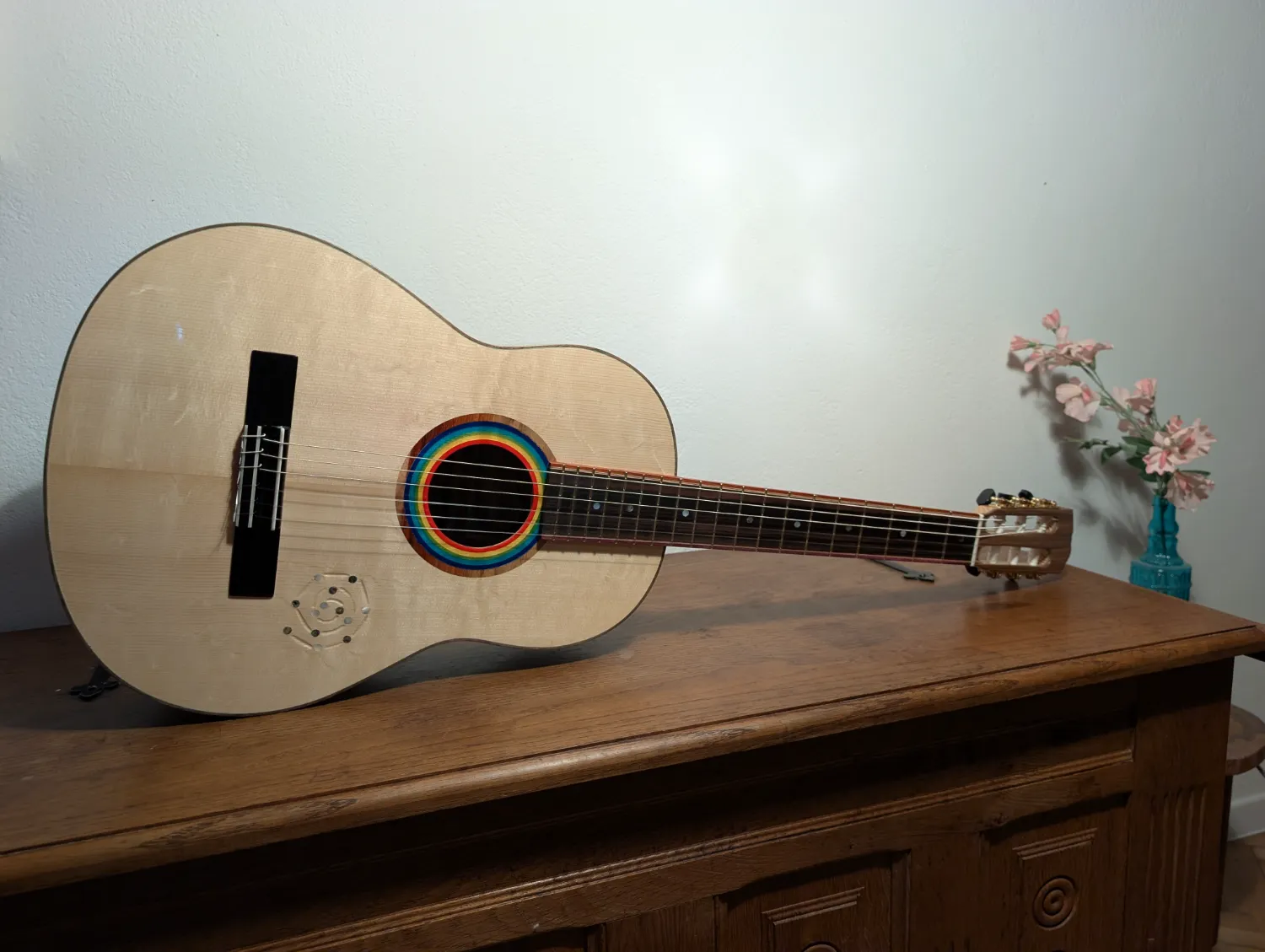 Pandora concert classical guitar full view