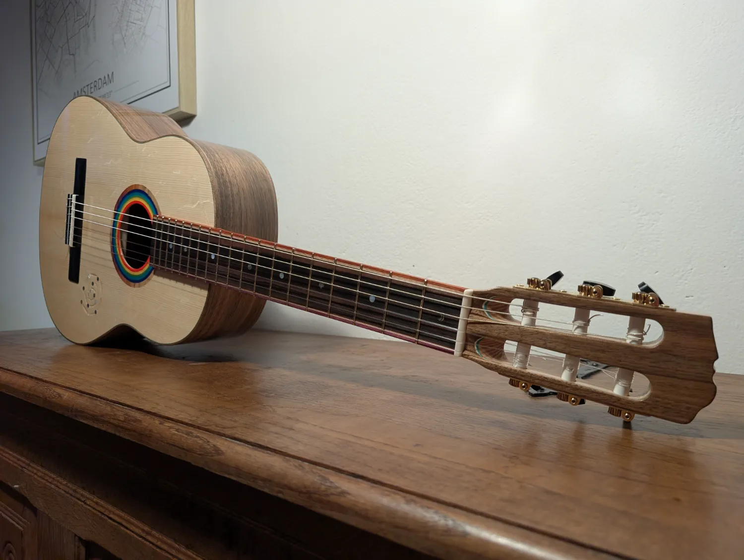 Pandora classical guitar profile view