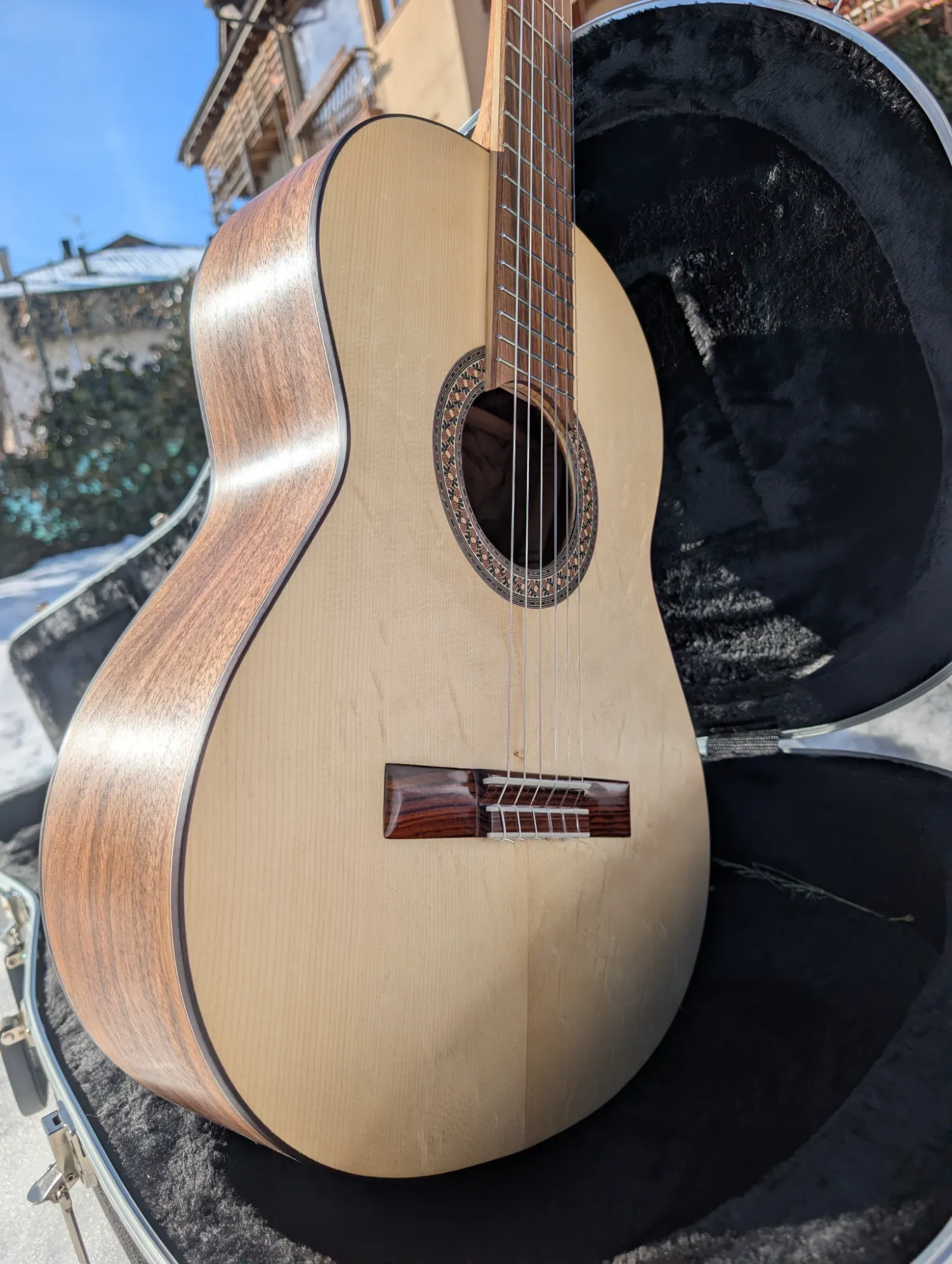 La Trentina classical guitar view 5