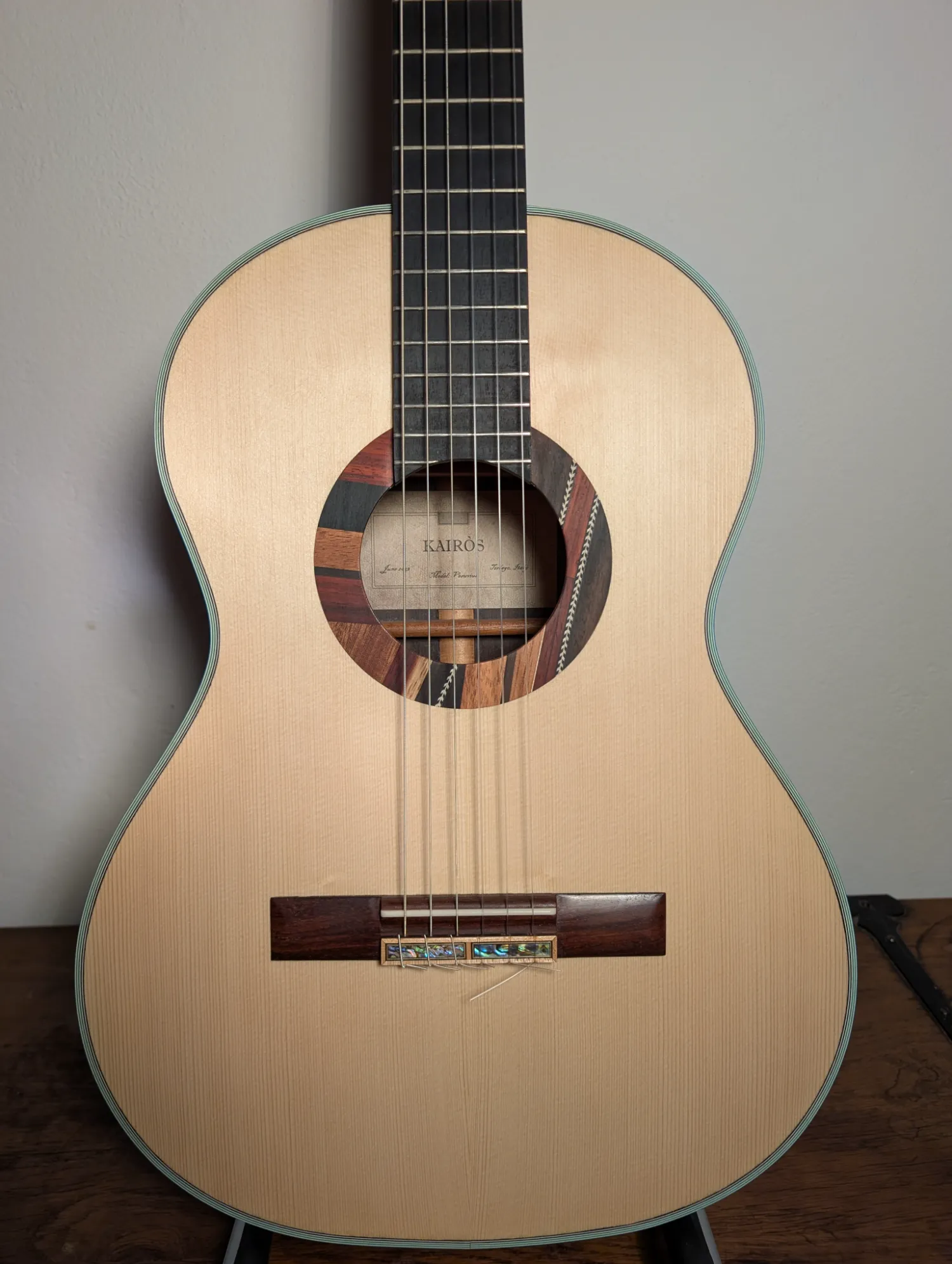 Concert Classical Guitar Ulysses Definitive Edition, handcrafted concert instrument by Kairòs Lutherie