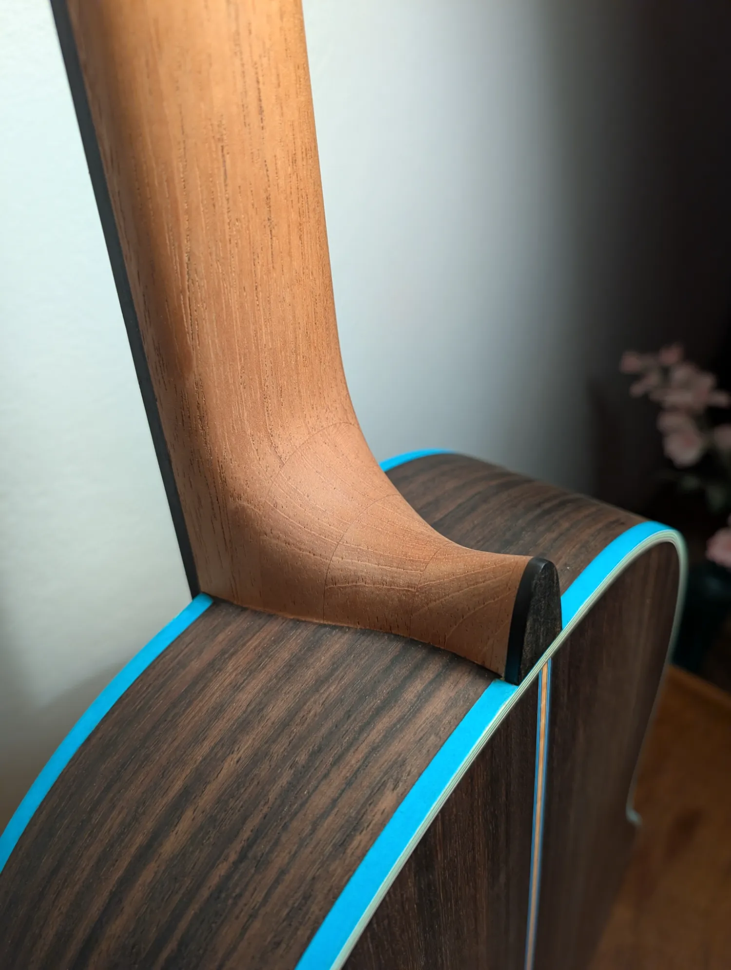 Ulysses Definitive Edition cow bone saddle and nut detail