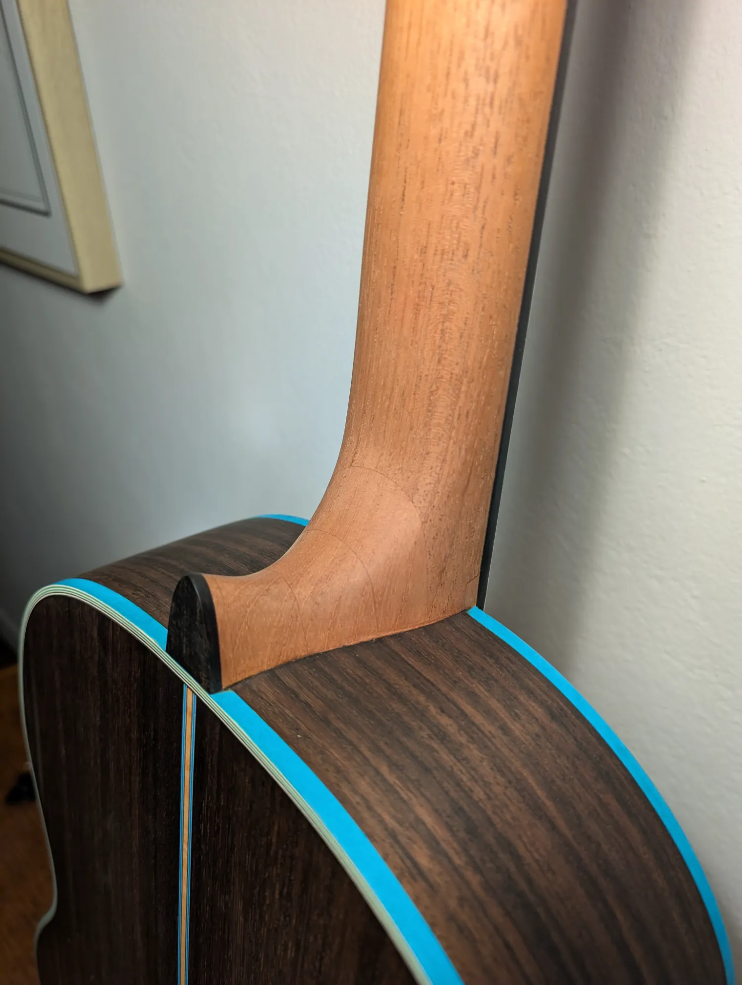 Ulysses concert guitar nickel silver frets and ebony fretboard