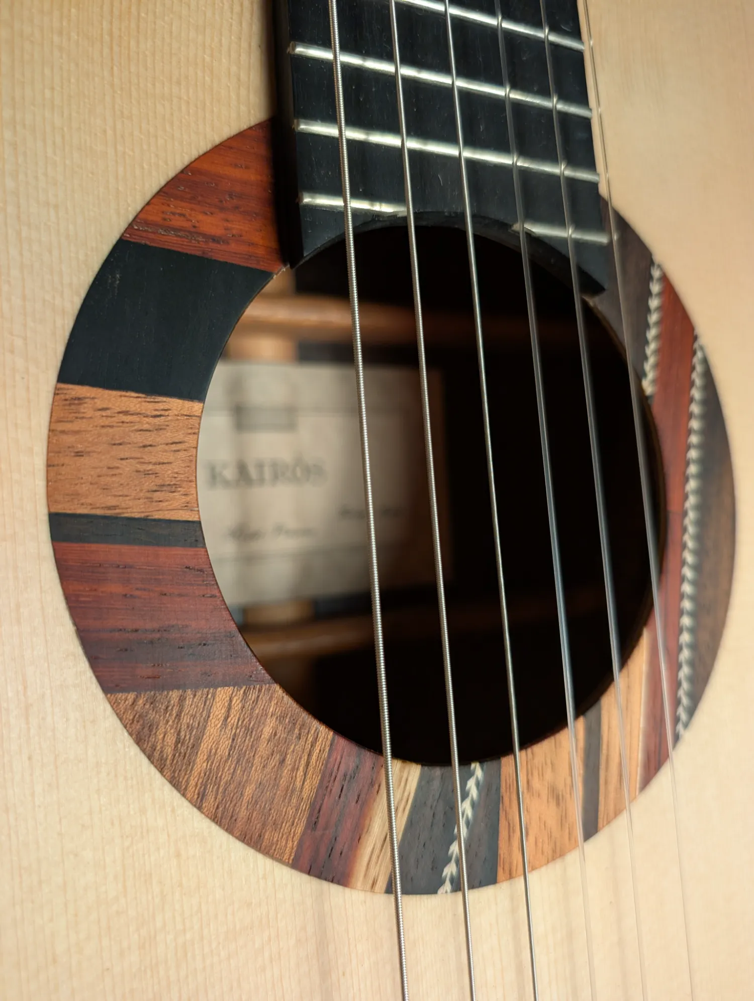 Ulysses concert classical guitar flat D-shape neck profile